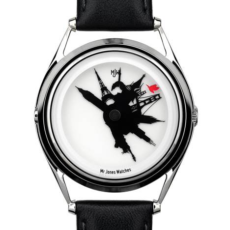 All around the world by Crispin Jones for Mr Jones Watches at Dezeen Watch Store All around the world by Crispin Jones for Mr Jones Watches at Dezeen Watch Store