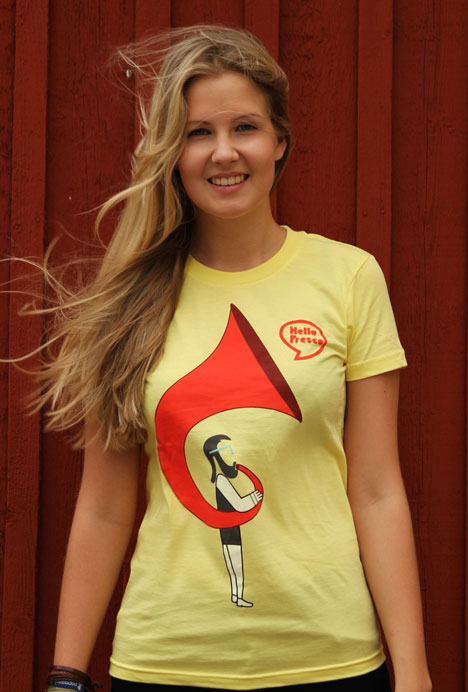 Horn Man Female T-shirt