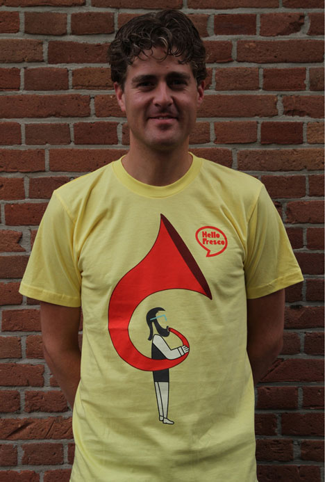 Horn Man Male T-shirt