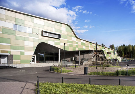 Kannisto School by Linja Architects 