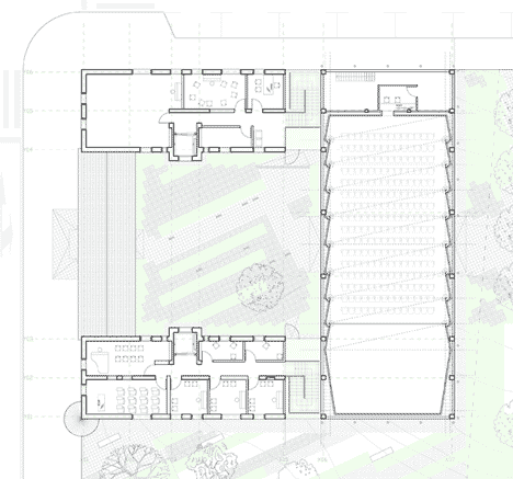 Music Hall and House in Algueña by Cor & Asociados