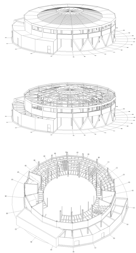 Restaurant and Theatre for La Rive Domain by Nadau Lavergne