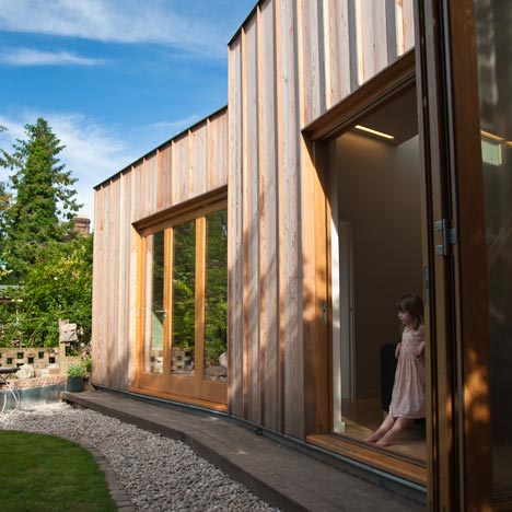 Timber Fin House in Walthamstow by Neil Dusheiko Architect