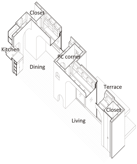 House for Three Sisters by Drawing Notes House for Three Sisters by Drawing Notes