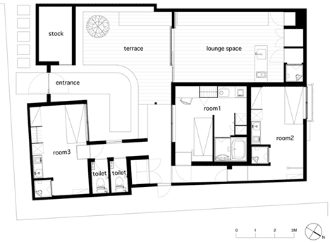 White Dormitory Il Vento by Case-Real
