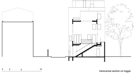 8 dwellings, 4 artist studios and 1 retail area by Charles-Henri