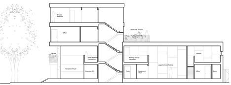 Redbridge Welcome Centre by Peter Barber Architects