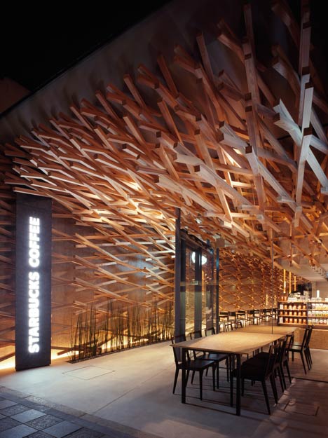 Starbucks Coffee at Dazaifu Dazaifu Tenman-gū by Kengo Kuma and Associates