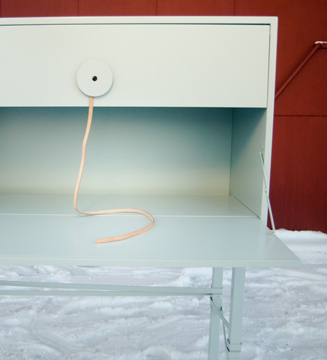 Reel Cabinet and Tie Desk by Carlstenthostrup Reel Cabinet and Tie Desk by Carlstenthostrup