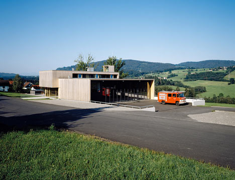 Fire Station, Thal by Dietrich | Untertrifaller Fire Station, Thal by Dietrich | Untertrifaller