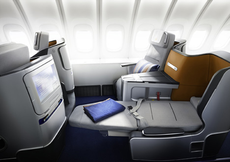 Lufthansa Business Class Seat and Cabin by PearsonLloyd