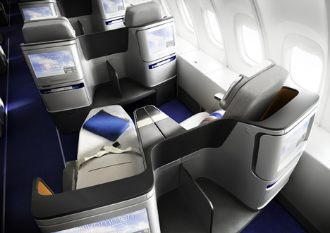 Lufthansa Business Class Seat and Cabin by PearsonLloyd