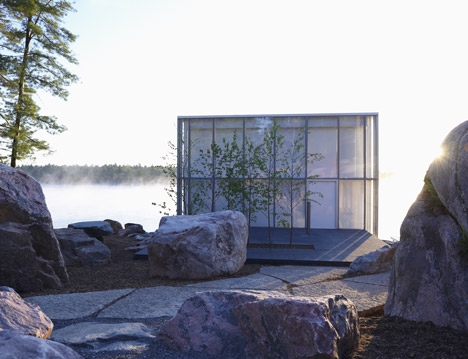 Photographer's Studio over a boat house on Stoney Lake by gh3 Photographer's Studio over a boat house on Stoney Lake by gh3