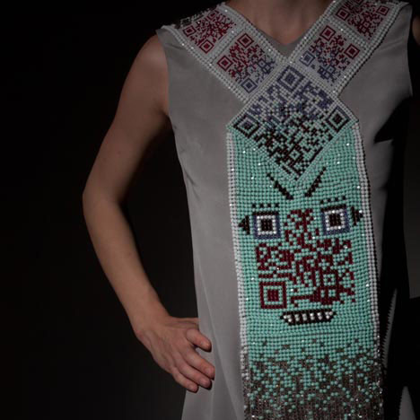 Technology and design: QR U? by Thorunn Arnadottir