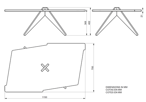 Table Vic by Elemento Diseño