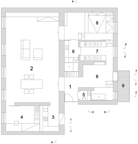 Level Apartment by OFIS Arhitekti Level Apartment by OFIS Arhitekti