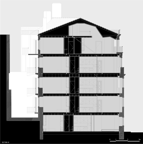 Building rehabilitation in Calçada do Lavra by Jorge Mealha Arquitecto Building rehabilitation in Calçada do Lavra by Jorge Mealha Arquitecto