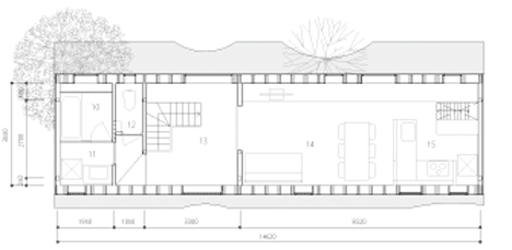 House with Eaves and an Attic by ON design House with Eaves and an Attic by ON design