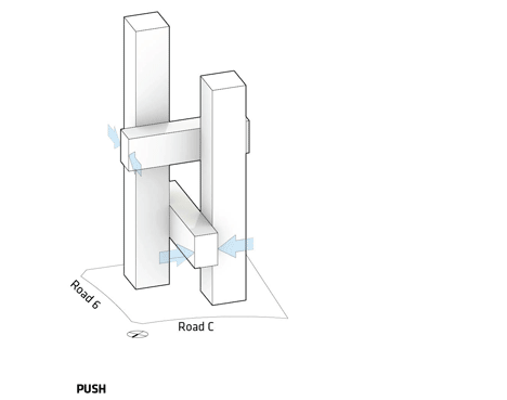 Cross Towers by BIG
