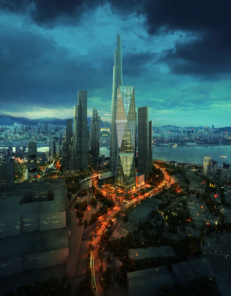 Diagonal Tower by SOM Diagonal Tower by SOM
