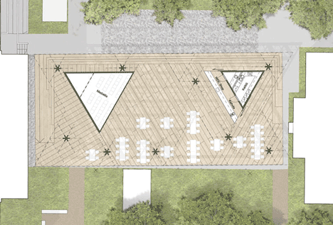 The World Design Capital Helsinki 2012 Pavilion by Aalto University Wood Studio students