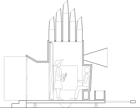 Tiny Travelling Theatre by Aberrant Architecture Tiny Travelling Theatre by Aberrant Architecture