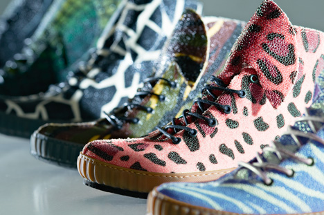 Rayfish bio-customised sneakers