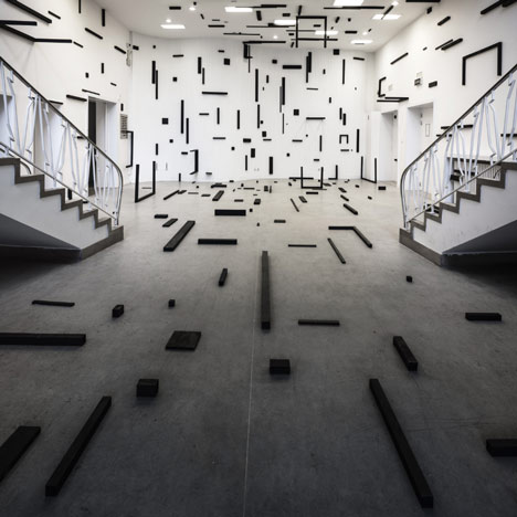Based on a Grid by Esther Stocker Based on a Grid by Esther Stocker