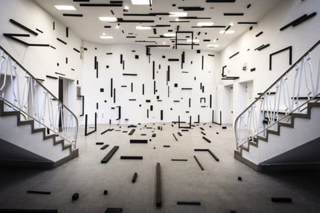 Based on a Grid by Esther Stocker Based on a Grid by Esther Stocker