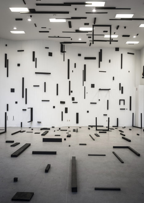 Based on a Grid by Esther Stocker Based on a Grid by Esther Stocker