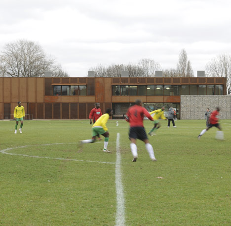 Hackney Marshes Centre by Stanton Williams