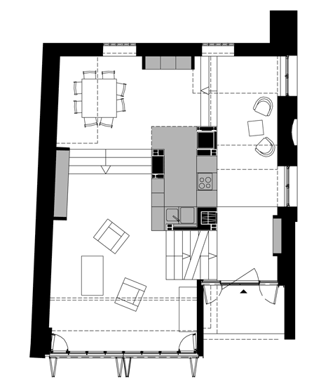 Maison Escalier by Moussafir Architectes Maison Escalier by Moussafir Architectes