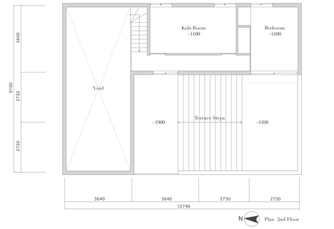 Terrace Step House by HUG Terrace Step House by HUG