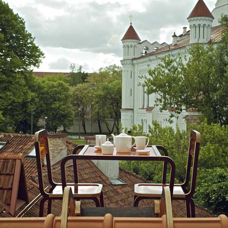 Ridged Roof Furniture by Ainė Bunikytė Ridged Roof Furniture by Ainė Bunikytė