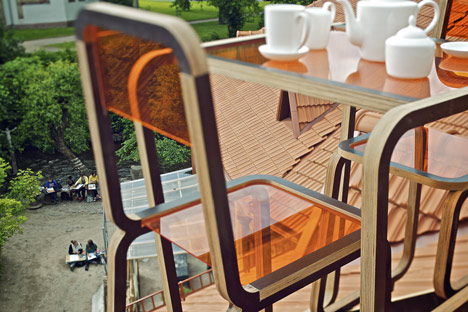 Ridged Roof Furniture by Ainė Bunikytė Ridged Roof Furniture by Ainė Bunikytė