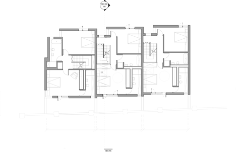 Wakefield Street Townhouses by Piercy and Company