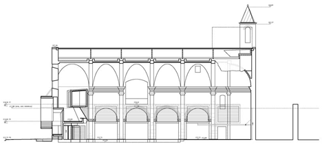 Auditorium in the Church of Saint Francis' Convent by David Closes Auditorium in the Church of Saint Francis' Convent by David Closes