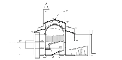 Auditorium in the Church of Saint Francis' Convent by David Closes Auditorium in the Church of Saint Francis' Convent by David Closes