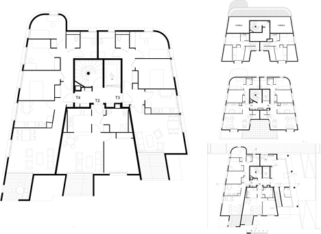 Housings in la Courrouze by Philippe Gazeau