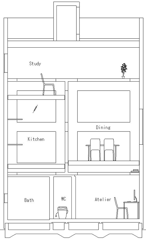House T by Hiroyuki Shinozaki