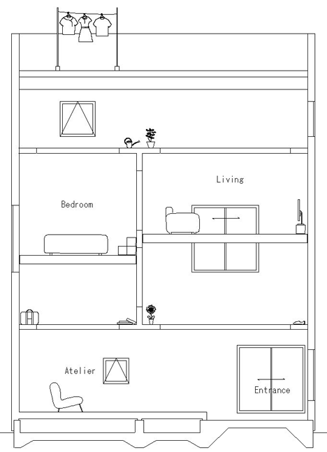 House T by Hiroyuki Shinozaki