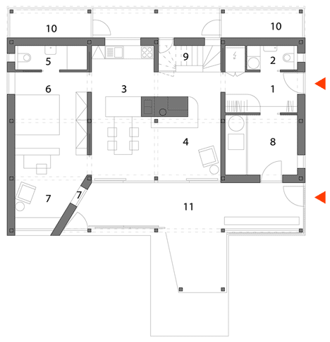 House on the Marsh by A1Architects