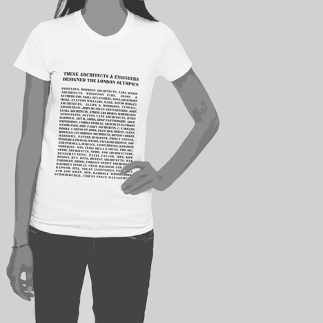 Olympic Marketing Protest T-shirt by Peter Murray at Dezeen Super Store Olympic Marketing Protest T-shirt by Peter Murray at Dezeen Super Store