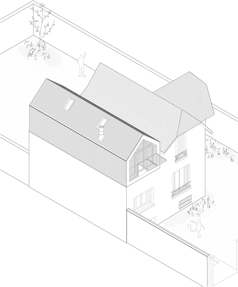 Une Maison sur la Maison by THE Architectes Une Maison sur la Maison by THE Architectes