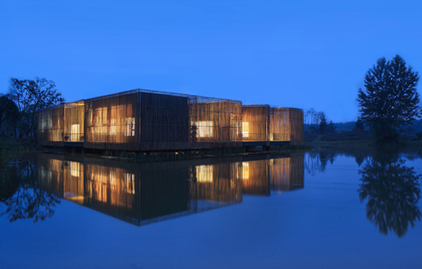 Bamboo Courtyard Teahouse by HWCD Bamboo Courtyard Teahouse by HWCD