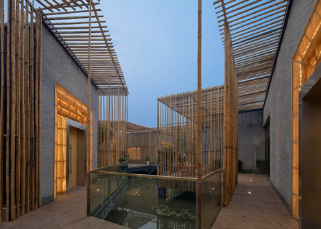 Bamboo Courtyard Teahouse by HWCD Bamboo Courtyard Teahouse by HWCD