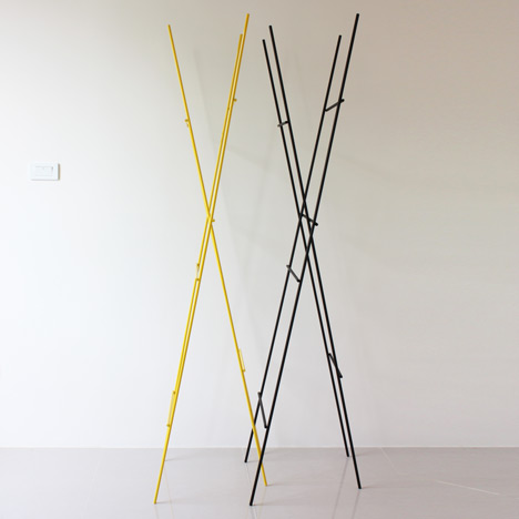 Ladder Coat Rack by Yenwen Tseng Ladder Coat Rack by Yenwen Tseng