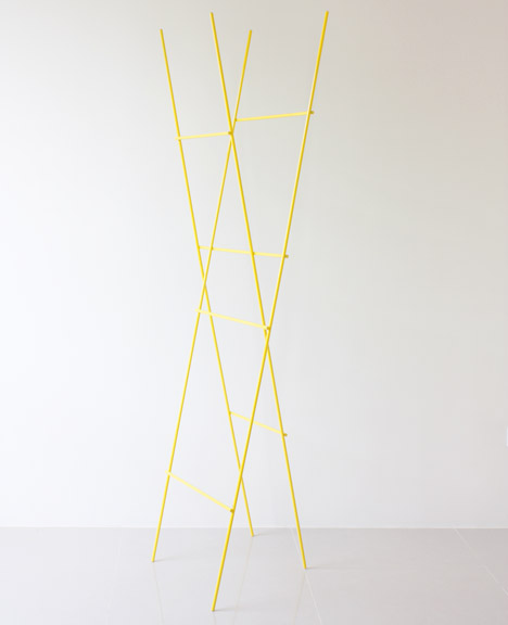 Ladder Coat Rack by Yenwen Tseng Ladder Coat Rack by Yenwen Tseng