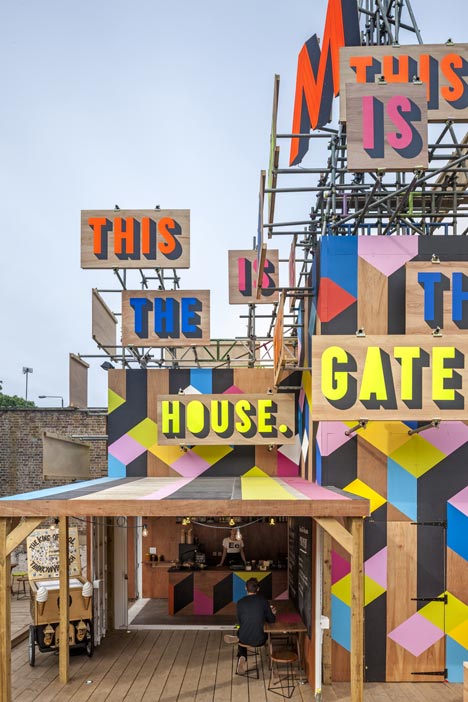 MVMNT Cafe by Morag Myerscough MVMNT Cafe by Morag Myerscough