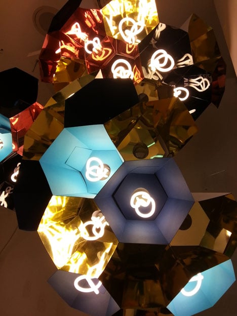 Plumen Hive by Hulger in The Changing Room at Dezeen Super Store Plumen Hive by Hulger in The Changing Room at Dezeen Super Store